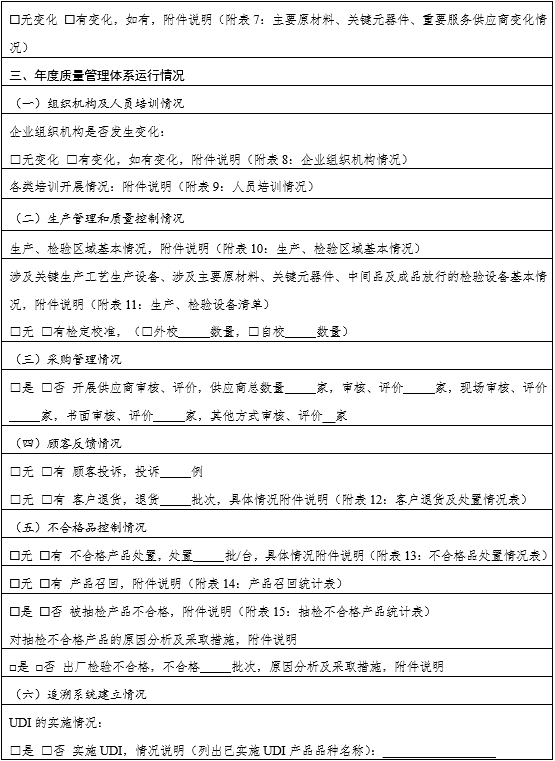 醫(yī)療器械質(zhì)量管理體系年度自查報告編寫指南（2022年第13號）(圖4)