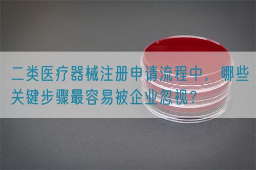 二類醫(yī)療器械注冊申請流程中，哪些關(guān)鍵步驟最容易被企業(yè)忽視？(圖1)